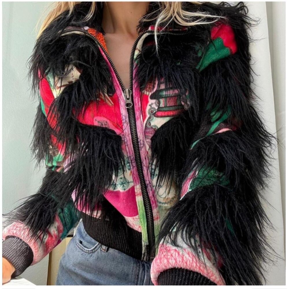Anytime Good Y2K Vintage Jacket Custo Barcelona Women's Size 2